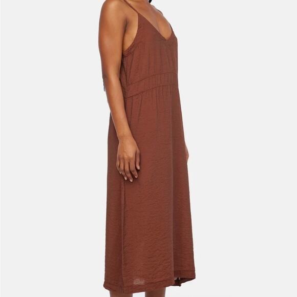 Anthropologie LACAUSA Alma Slip Dress in Chocolate Size XS NWT‎ - Picture 2 of 13